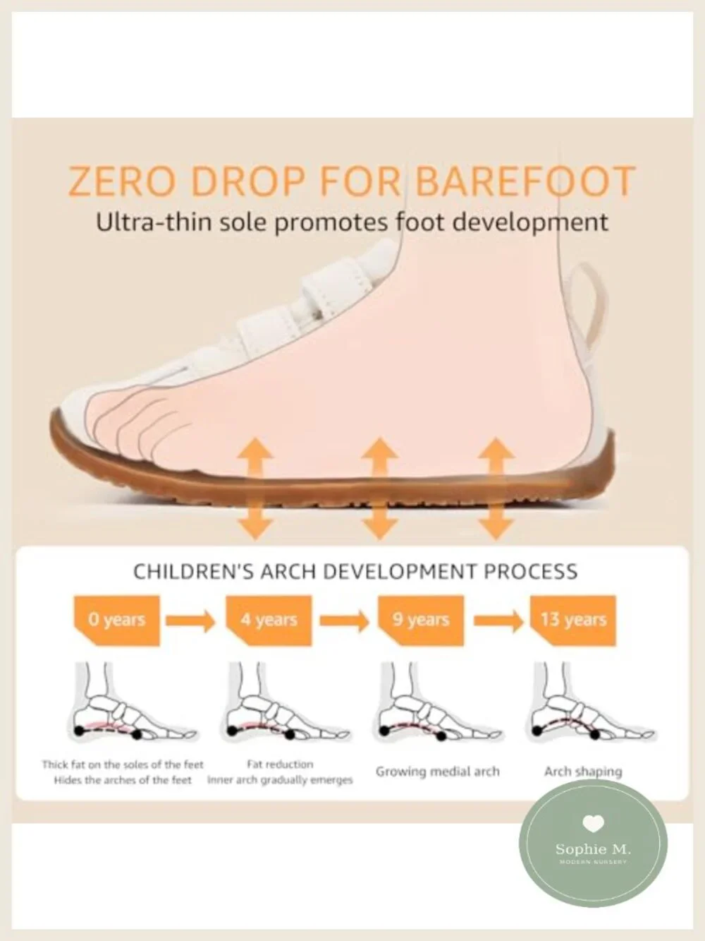Toddler First Walk Sneakers Wide Toe Box Non-Slip Hook & Loop Breathable Canvas